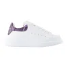 Alexander Mcqueen Oversized Sneakers Featuring Platform Sole In White