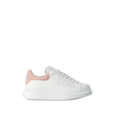 ALEXANDER MCQUEEN OVERSIZED SUEDE-TRIM SNEAKERS