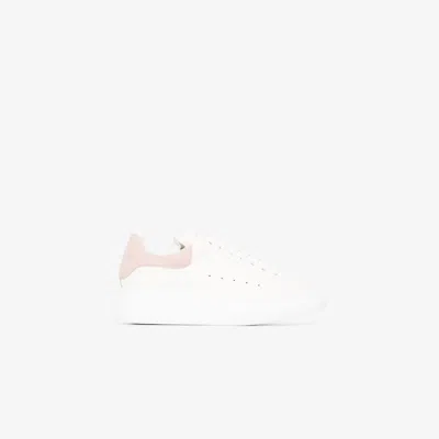 Alexander Mcqueen White And Pink Oversized Sneakers