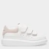 Alexander Mcqueen Oversize Touch-strap Sneakers In White