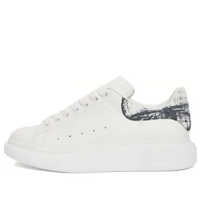 Alexander Mcqueen Oversized Sneakers 'white With Black Sketch' In Multi