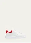 Alexander Mcqueen Suede-trimmed Leather Exaggerated-sole Sneakers In Whiteblk Pearl 16