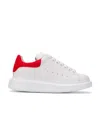 Alexander Mcqueen Suede-trimmed Leather Exaggerated-sole Sneakers In White
