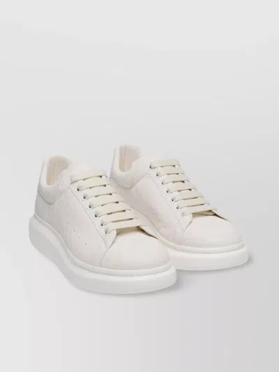 Alexander Mcqueen Oversized Sole Low-top Sneaker In Neutral