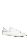 Alexander Mcqueen Oversized Sole Silver Sneaker In White
