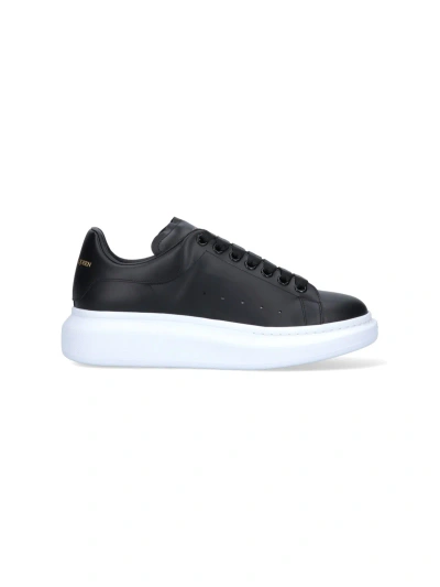 Alexander Mcqueen Oversized Sole Sneakers In Black  
