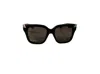 Alexander Mcqueen Oversized Square Frame Sunglasses In Black