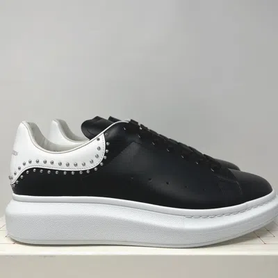 Pre-owned Alexander Mcqueen Oversized Studded Men's Sneakers 44 Eu / 11 Us Black White