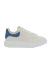 Alexander Mcqueen Oversized Suede Leather-trim Sneakers In White