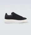 Alexander Mcqueen Black Low Top Sneakers With Chunky Sole In Leather Man In Black