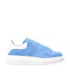 Alexander Mcqueen Oversized Suede Sneakers In Blue