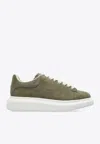 Alexander Mcqueen Oversized Suede Sneakers In Green
