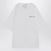 Alexander Mcqueen Alexander Mc Queen White Oversized T Shirt With Logo In White