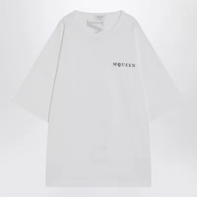 ALEXANDER MCQUEEN ALEXANDER MCQUEEN OVERSIZED T-SHIRT WITH LOGO