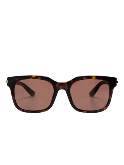 ALEXANDER MCQUEEN ALEXANDER MCQUEEN OVERSIZED TORTOISESHELL ALEXANDER MCQUEEN SUNGLASSES
