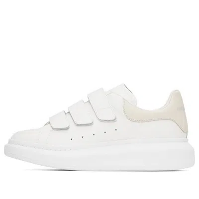 Alexander Mcqueen Oversized Triple Strap Sneaker 'white Vanilla'