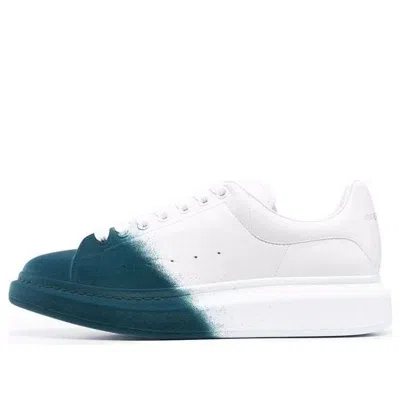 Alexander Mcqueen Oversized Two-tone 'white Emerald Green' In Multi