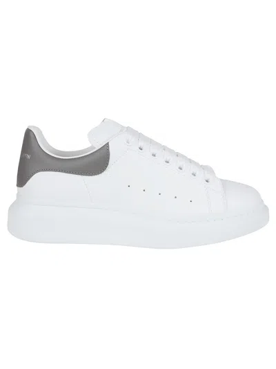 ALEXANDER MCQUEEN ALEXANDER MCQUEEN OVERSIZED WHITE LEATHER SNEAKERS