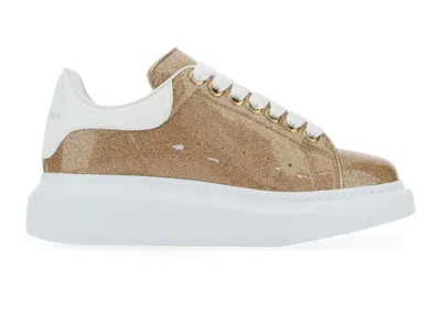 Pre-owned Alexander Mcqueen Oversized (women) Sneakers In Rose Gold/white In Multi
