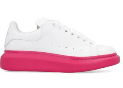 Pre-owned Alexander Mcqueen Oversized (women's) Sneakers In White Pink Sole