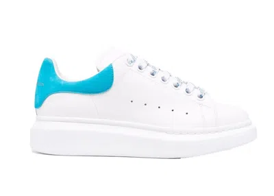 Pre-owned Alexander Mcqueen Oversized (women's) Sneakers In White/bright Blue In Multi