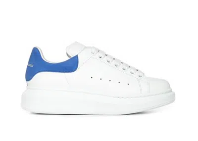 Pre-owned Alexander Mcqueen Oversized (women's) Sneakers In White/electric Blue