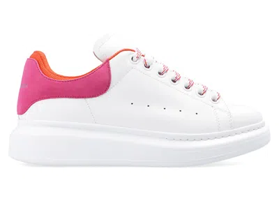 Pre-owned Alexander Mcqueen Oversized (women's) Sneakers In White/hot Pink In Multi