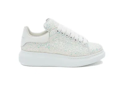 Pre-owned Alexander Mcqueen Oversized (women's) Sneakers In White/ice Glitter
