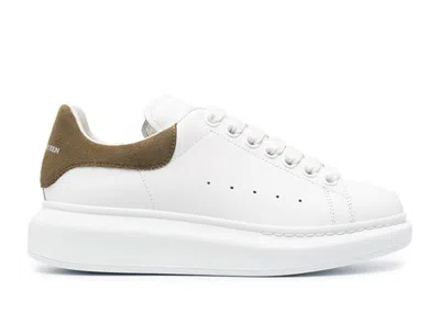 Pre-owned Alexander Mcqueen Oversized (women's) Sneakers In White/khaki In Multi