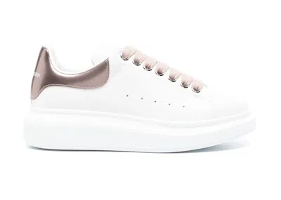 Pre-owned Alexander Mcqueen Oversized (women's) Sneakers In White/rose