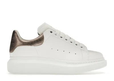 Pre-owned Alexander Mcqueen Oversized (women's) Sneakers In White/rose Gold