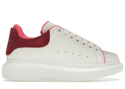 Pre-owned Alexander Mcqueen Oversized (women's) Sneakers In White/velvet Fuchia