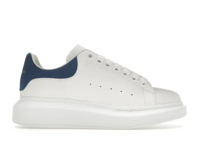 Pre-owned Alexander Mcqueen Oversized Worker Blue (women's) Sneakers In White