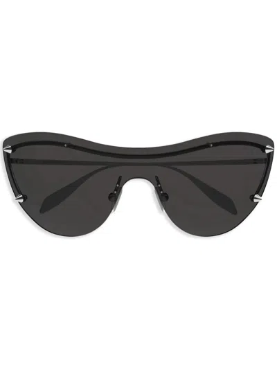 Alexander Mcqueen Oversize-frame Sunglasses In Brown