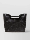 ALEXANDER MCQUEEN PADDED CALF LEATHER BOW TOTE