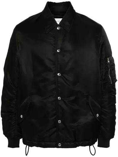 Alexander Mcqueen Black Padded Bomber Jacket
