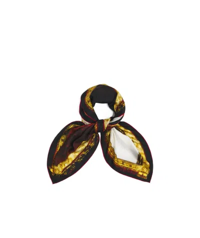 Alexander Mcqueen Painting-print Scarf In Brown