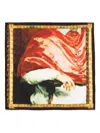 Alexander Mcqueen Silk Portrait Of Innocenzo X Scarf In Red