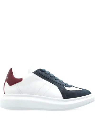 Alexander Mcqueen Panelled Lace-up Sneakers In White
