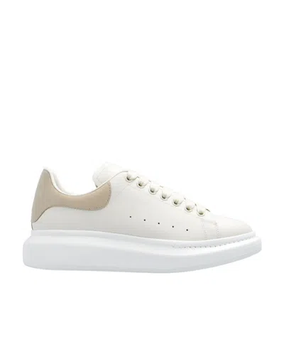 Alexander Mcqueen Panelled Low-top Sneakers In White