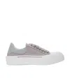 Alexander Mcqueen Panelled Low-top Trainers In Brown