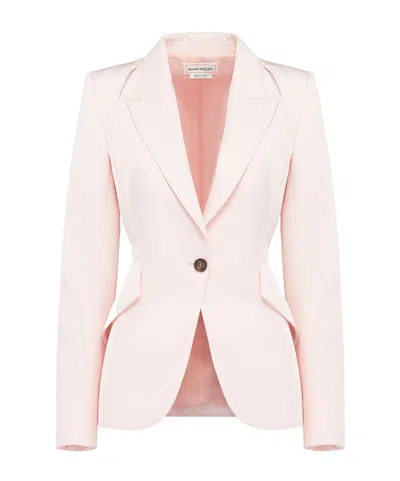 ALEXANDER MCQUEEN ALEXANDER MCQUEEN SINGLE BREASTED TAILORED BLAZER