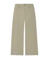 Alexander Mcqueen Alexander Mc Queen Beige Cotton Gabardine Chino Pants In Green