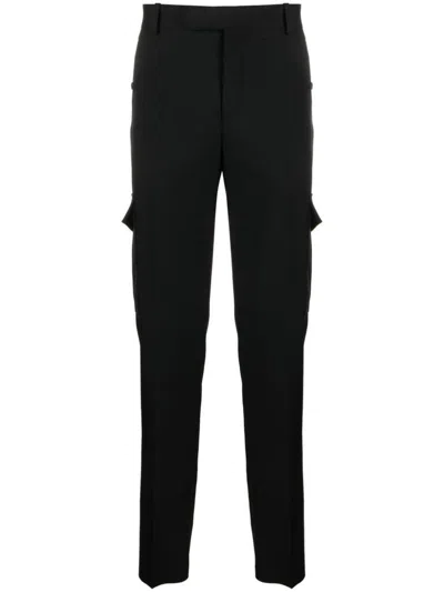 Alexander Mcqueen Pantaloni Cargo In Black