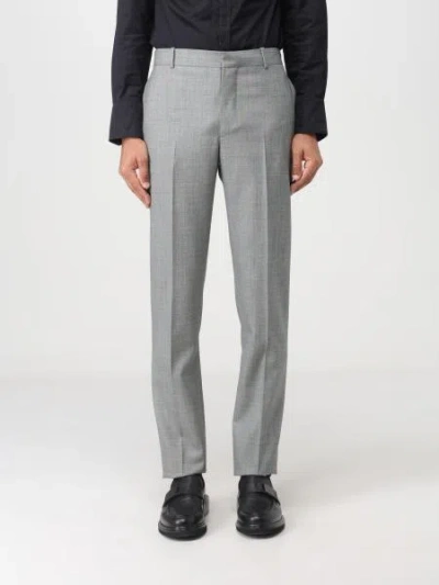Alexander Mcqueen Trousers With Back Pockets And Belt Loops In Grey