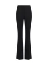 Alexander Mcqueen Mid-rise Bootcut Crepe Trousers