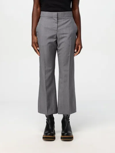 ALEXANDER MCQUEEN PANTS MCQUEEN WOMAN COLOR GREY,G11788020