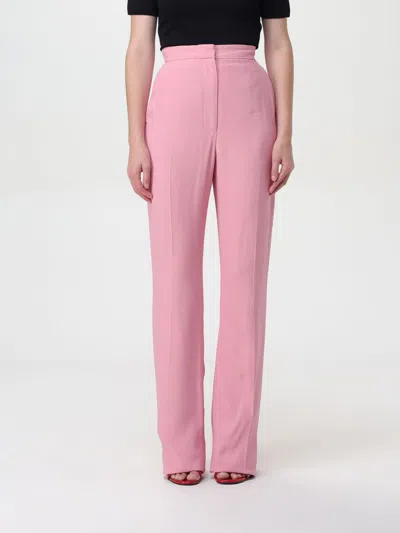 Alexander Mcqueen Pants Woman Color Pink In 粉色 | ModeSens