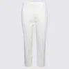 Alexander Mcqueen Cropped Trousers In Beige