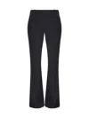 Alexander Mcqueen Bootcut Casual Pants In Black